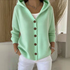 Teri | Hooded A-Line Cardigan