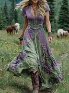 Genevieve | Floral Maxi Dress