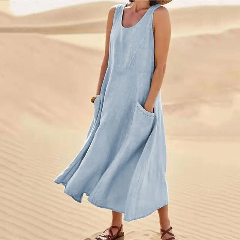 Tessa | Summer Linen Dress