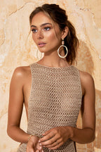 Josefine | Sheer Knit Beach Dress