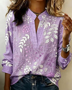 Lilibet | Women's Longline Floral Print Blouse