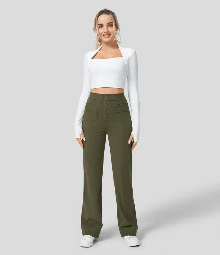Elsie | High-Waisted Flexible Pants