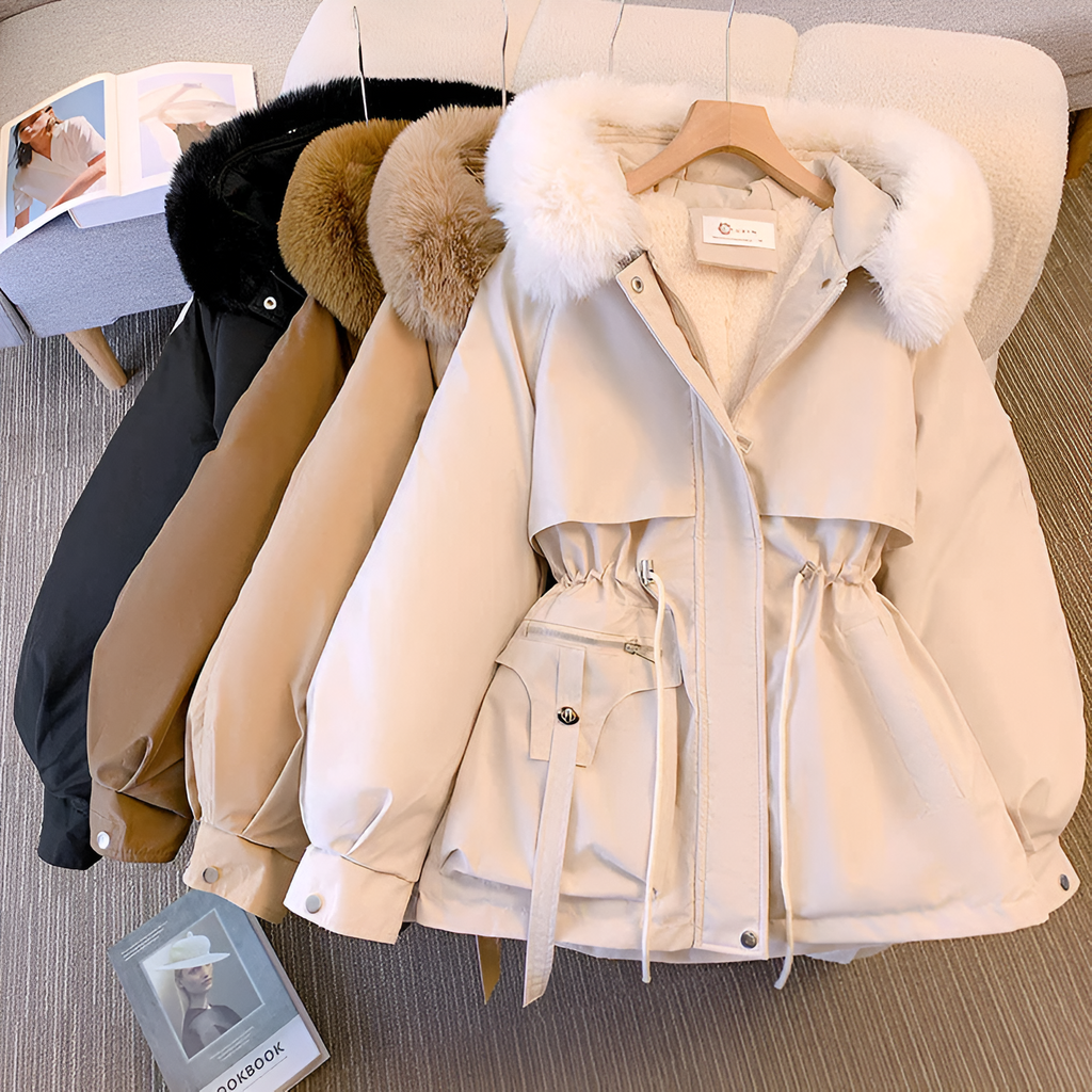 Cordelia | Women's Elegant Winter Coat with Long Sleeve