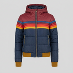 Coretta | Colour-Block Stripe Puffer