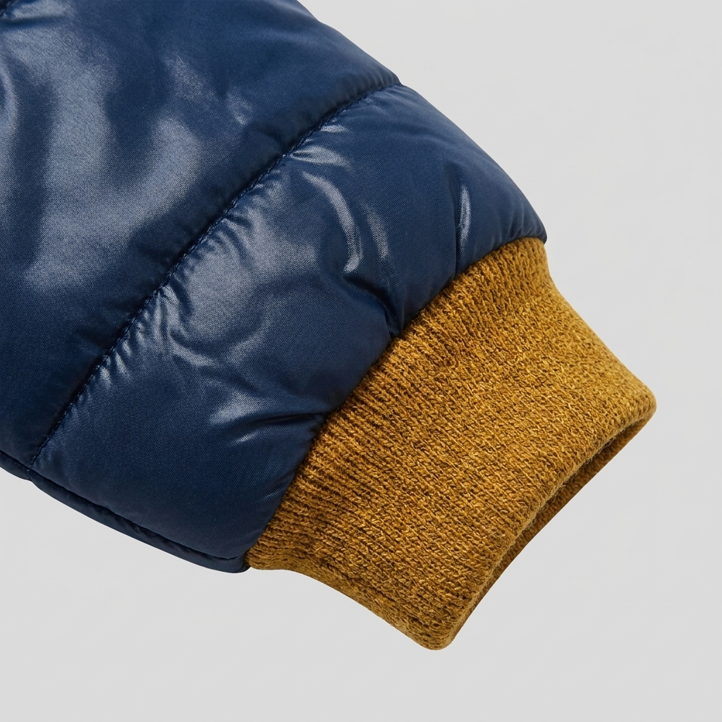Coretta | Colour-Block Stripe Puffer