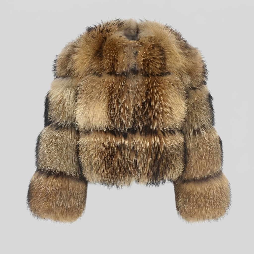 Lucienne | Faux Fur Trim Mid-Length Coat