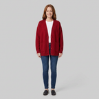 Marilou | Deep V-Neck Pocket Cardigan