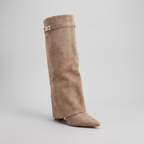 Cassia | Fold-Over Knee Boots