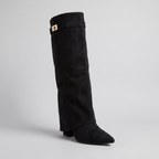 Cassia | Fold-Over Knee Boots