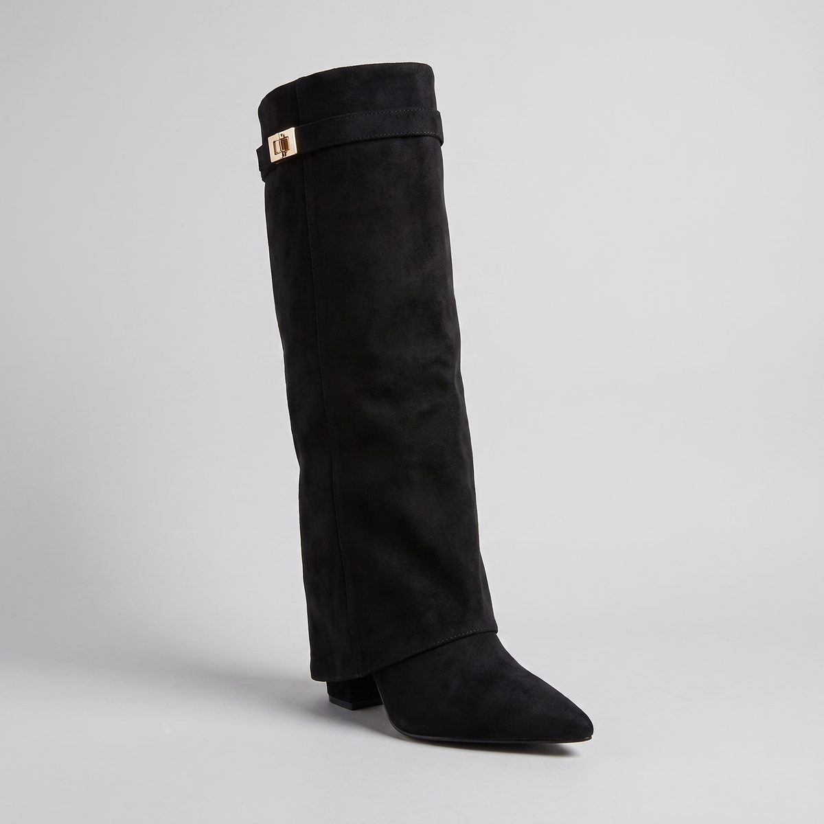 Cassia | Fold-Over Knee Boots