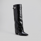 Cassia | Fold-Over Knee Boots