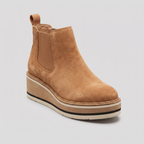Lorelei | Striped Platform Chelsea Boots