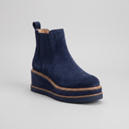 Lorelei | Striped Platform Chelsea Boots