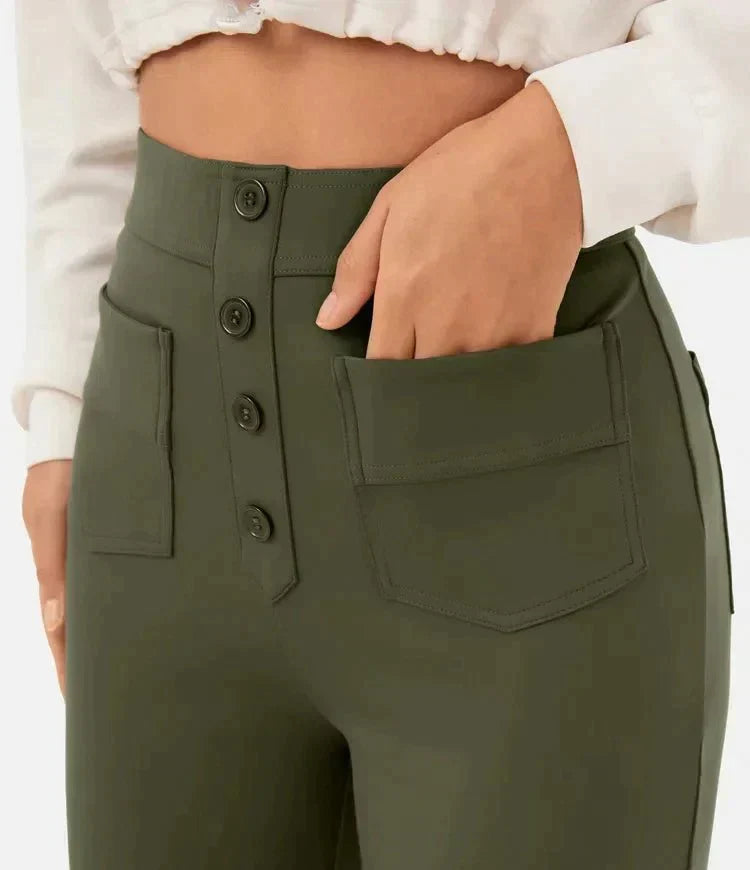 Elsie | High-Waisted Flexible Pants