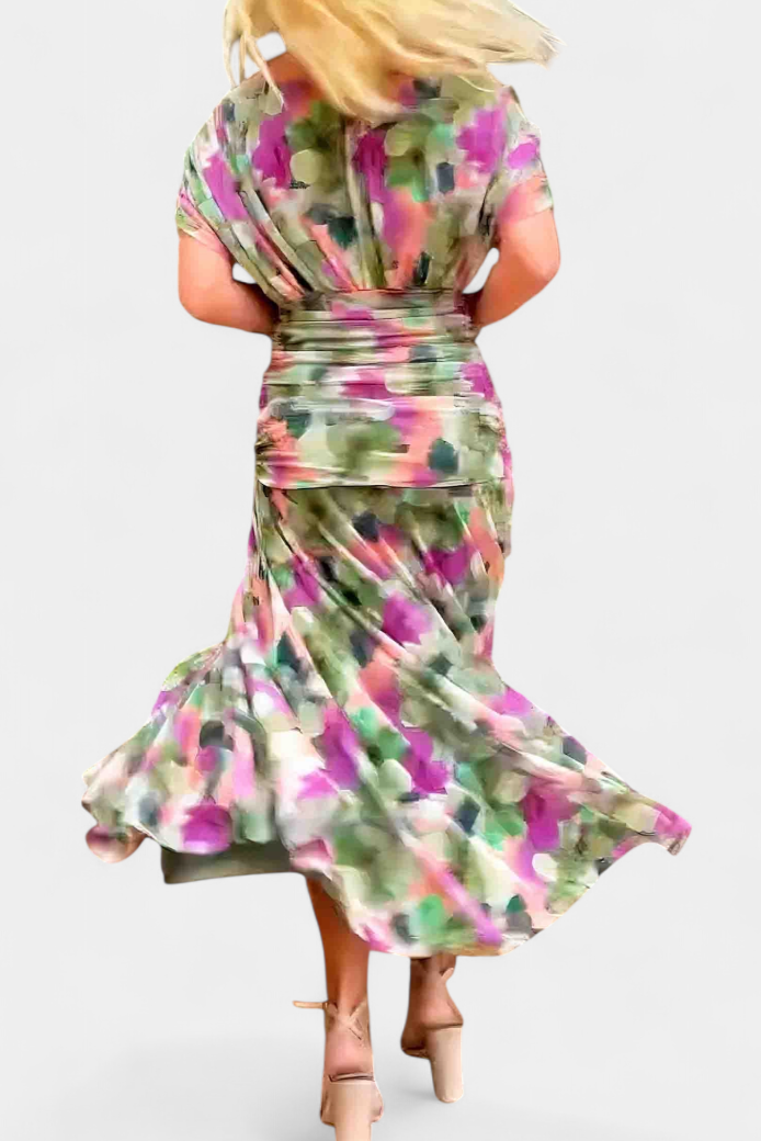 Fiona | Off-Shoulder Elegant Maxi Dress