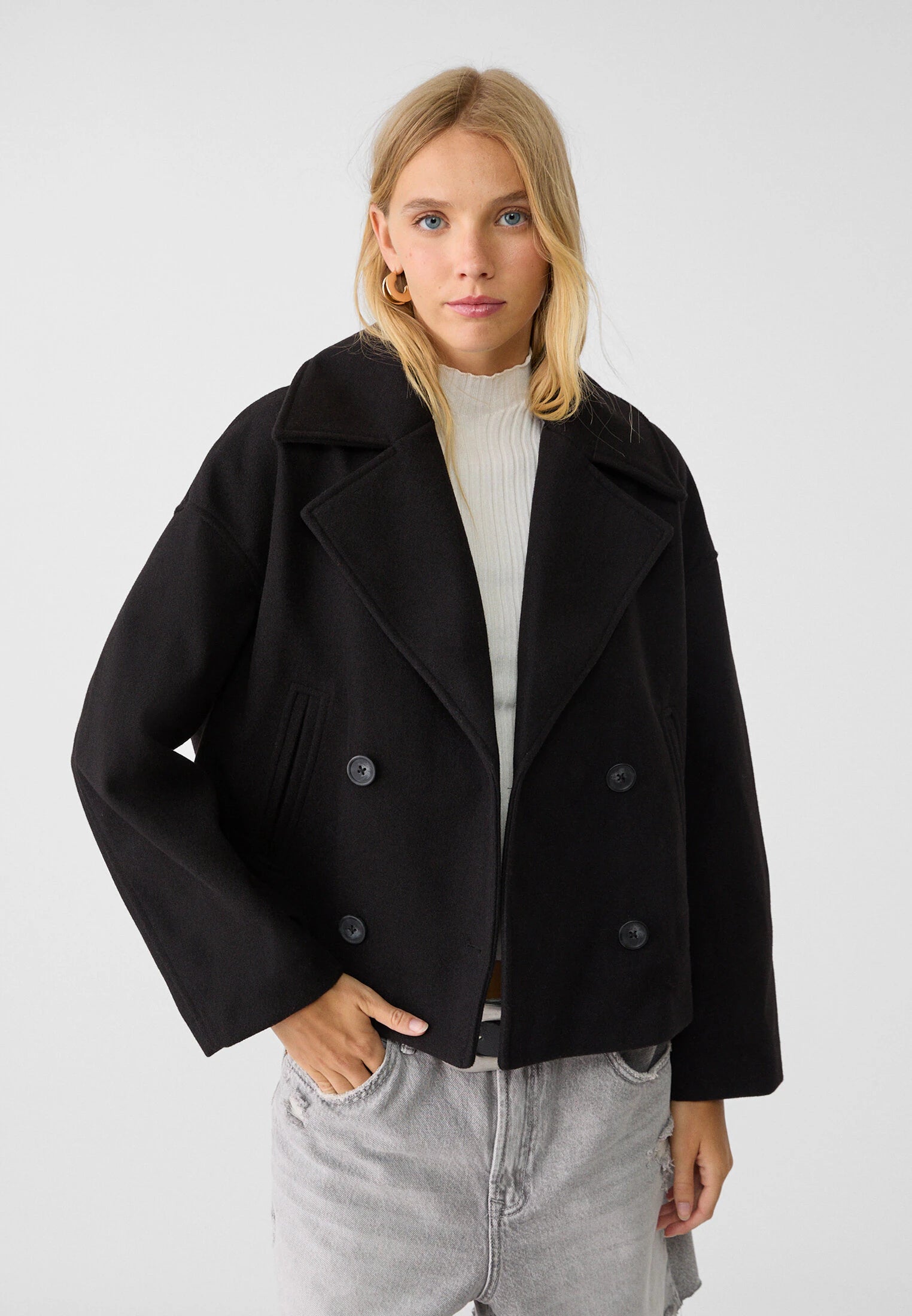 Ivy | Cropped Double-Breasted Jacket