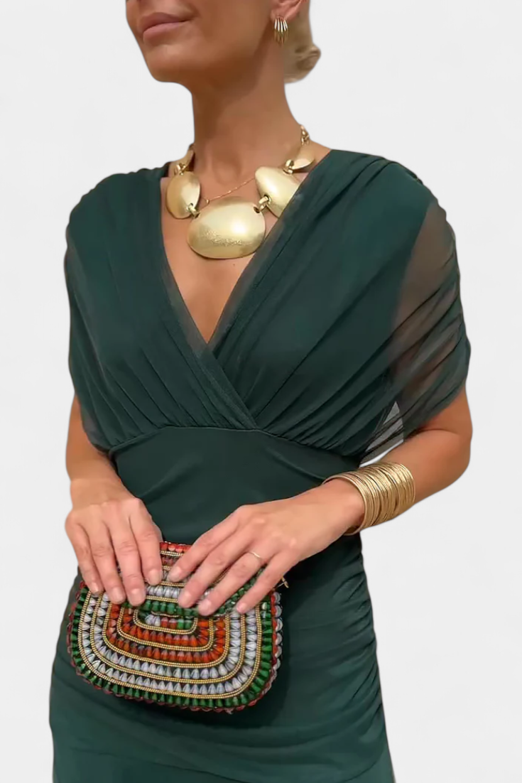 Fiona | Off-Shoulder Elegant Maxi Dress