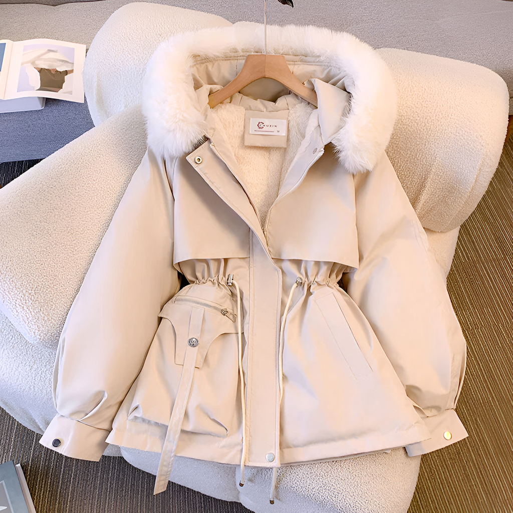 Cordelia | Women's Elegant Winter Coat with Long Sleeve