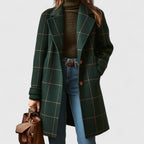 Denise | Checked Tailored Coat