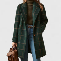 Denise | Checked Tailored Coat