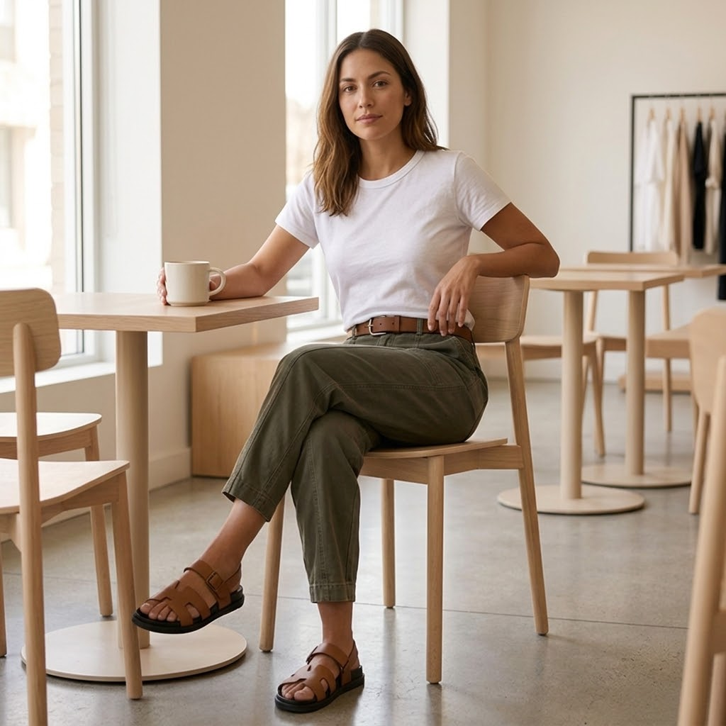 Beatrice | High Waist Tapered Trousers with Pockets