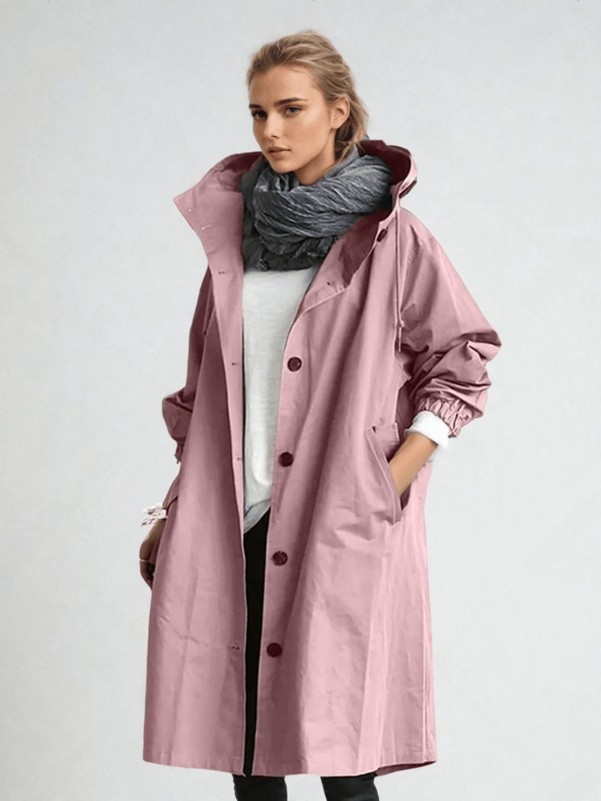 Henrietta | Relaxed Tailored Trench Coat with Spacious Pockets