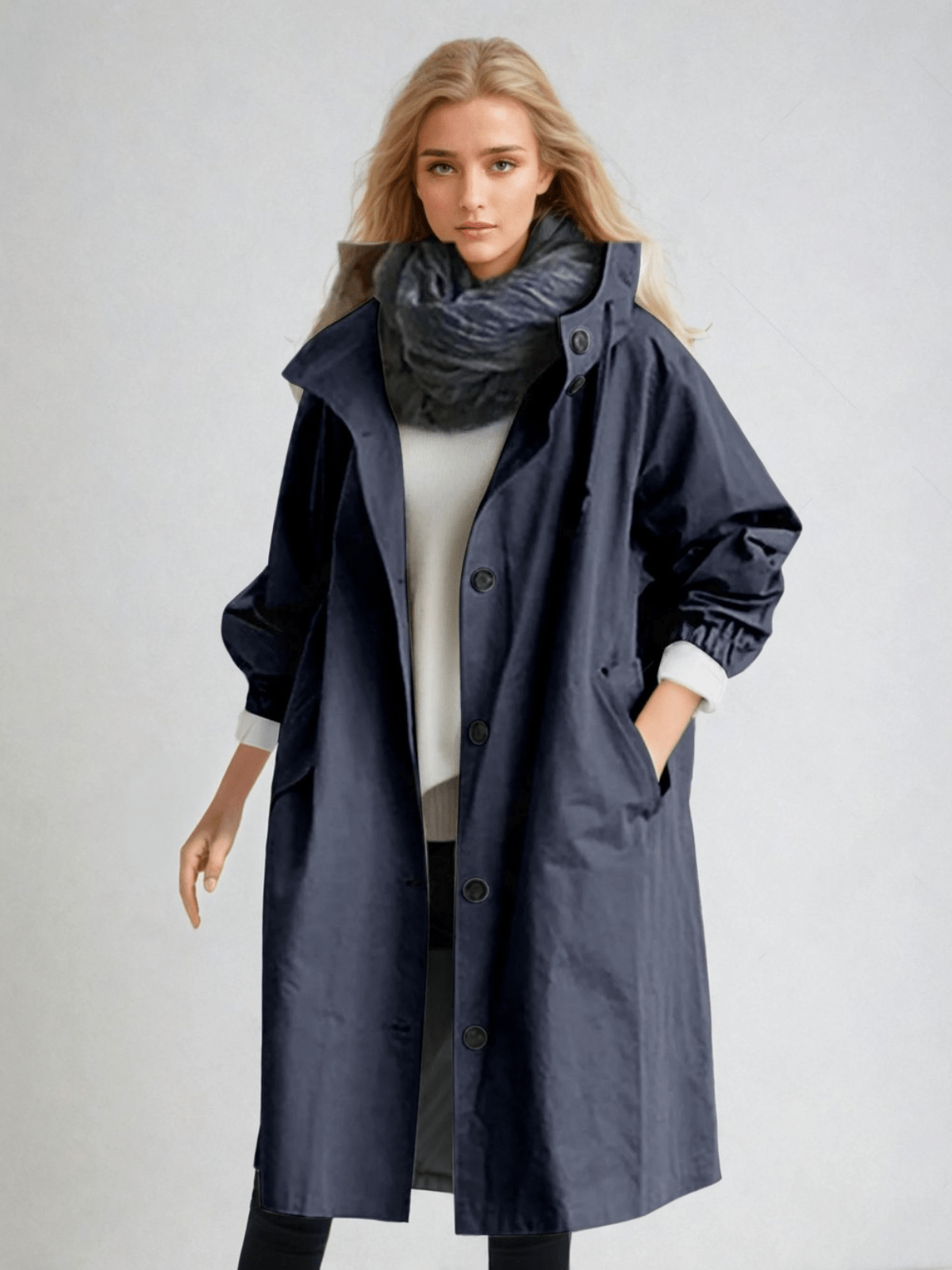 Henrietta | Relaxed Tailored Trench Coat with Spacious Pockets