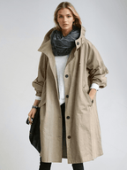 Henrietta | Relaxed Tailored Trench Coat with Spacious Pockets