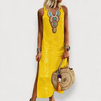 Sunny | Embroidered Boho Dress