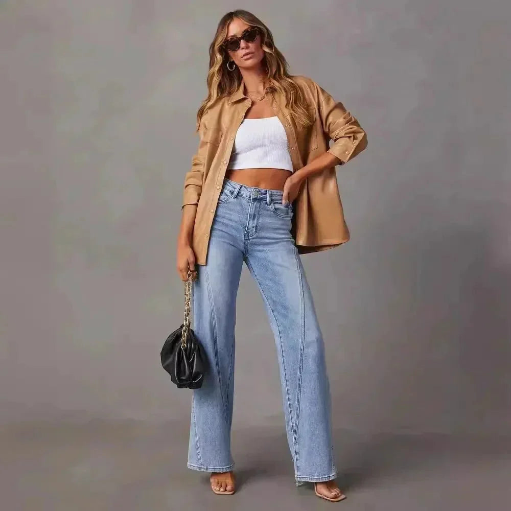 Mandy | Flared High Rise Jeans