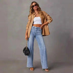 Mandy | Flared High Rise Jeans