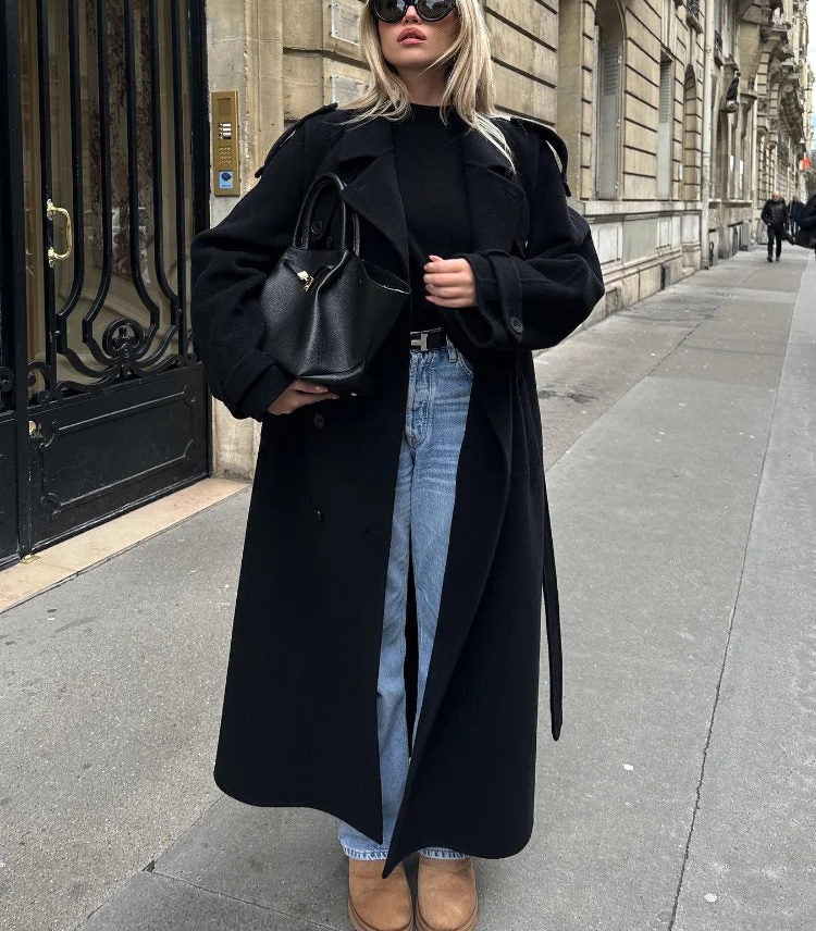 Sophie | Oversized Double-Breasted Winter Coat