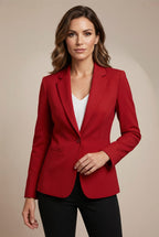 Estella | Tailored Blazer Lapel Collar Button Closure Slim Fit