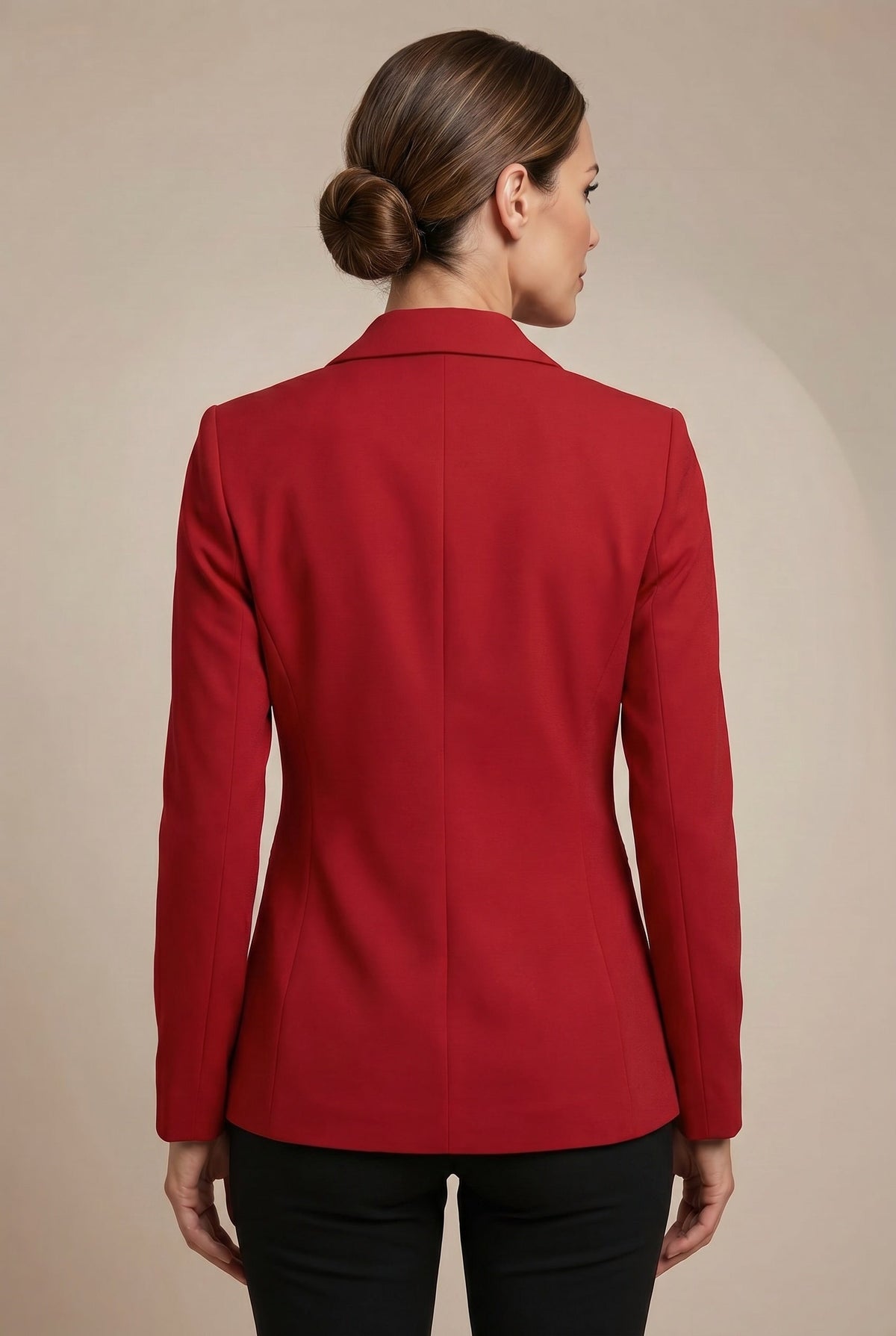 Estella | Tailored Blazer Lapel Collar Button Closure Slim Fit