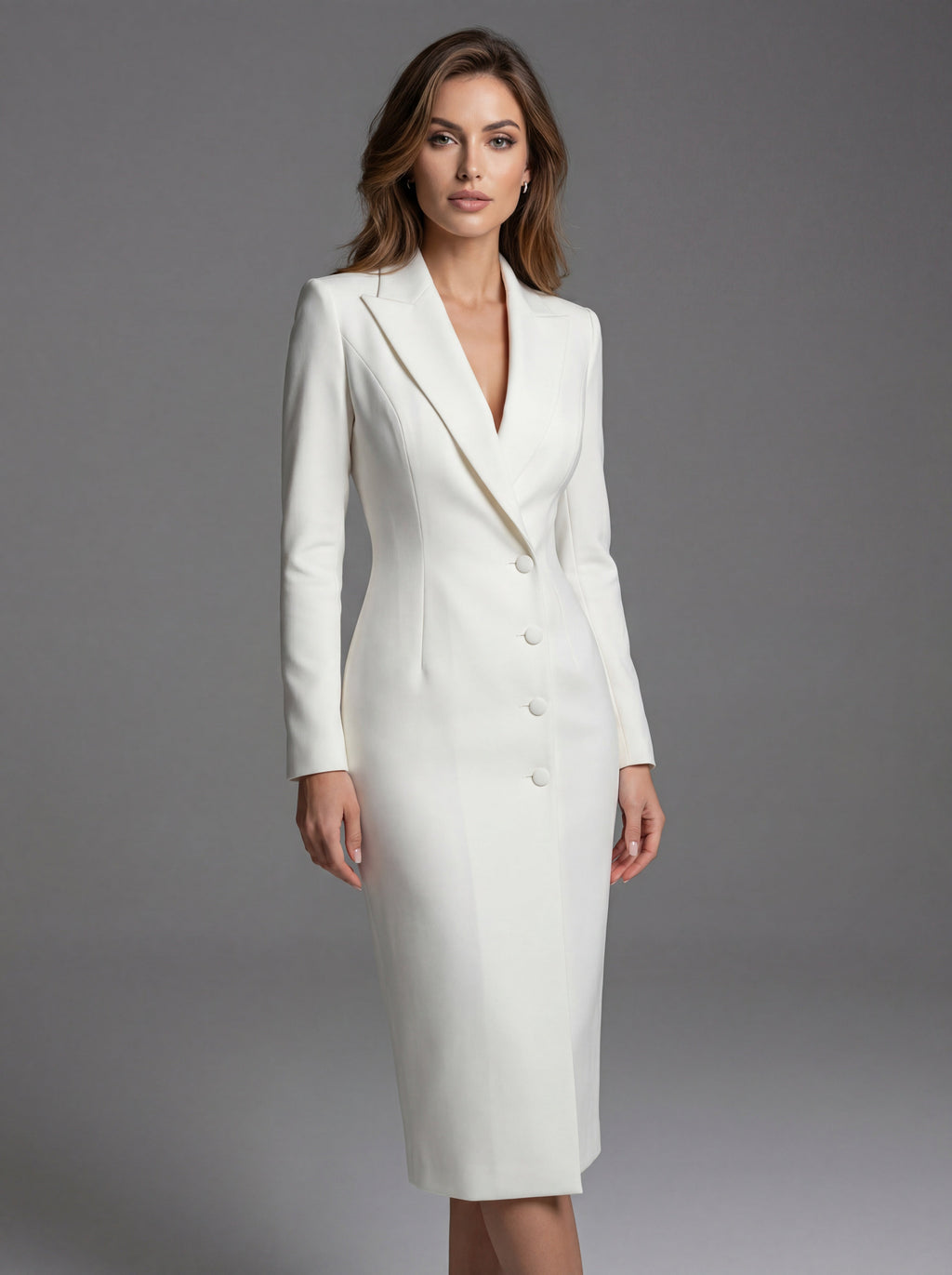 Josephina | Tailored Midi Blazer Dress