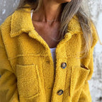 Dahlia | Women's Short Jacket with Lapels and Pockets