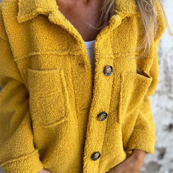 Dahlia | Women's Short Jacket with Lapels and Pockets