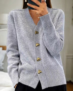 Marisol | Heart Button Cardigan