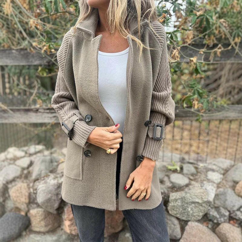 Faye | Women's Mid-Length Double-Breasted Coat