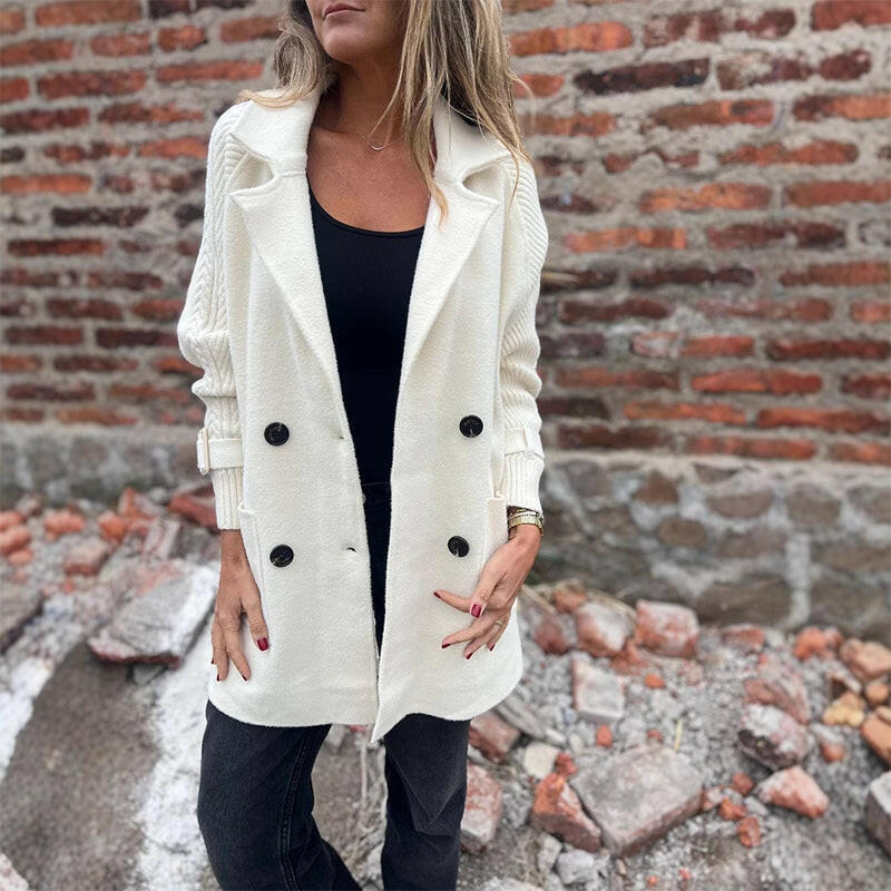 Faye | Women's Mid-Length Double-Breasted Coat