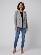Amora | Knit Sleeve Blazer