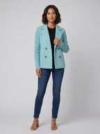 Amora | Knit Sleeve Blazer