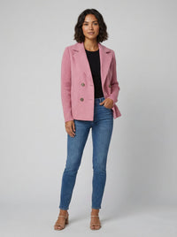 Amora | Knit Sleeve Blazer
