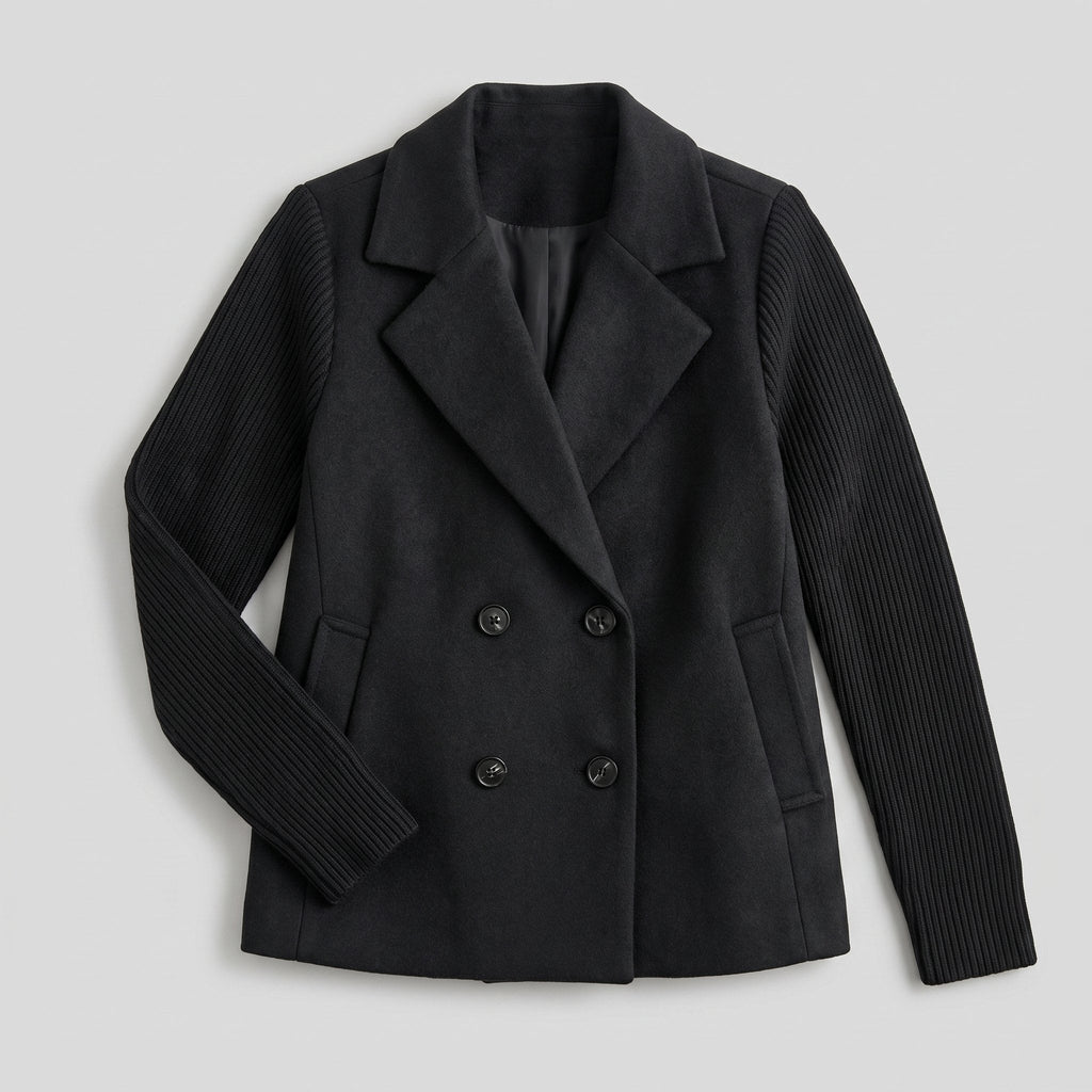 Amora | Knit Sleeve Blazer