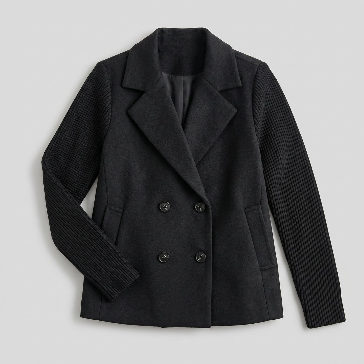 Amora | Knit Sleeve Blazer