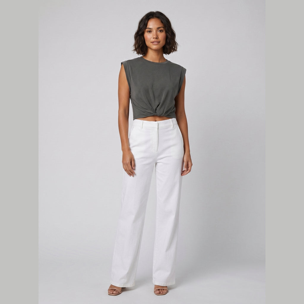 Verona | Knotted Front T-Shirt