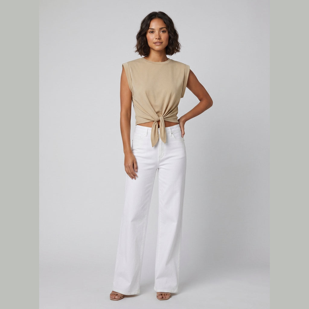 Verona | Knotted Front T-Shirt