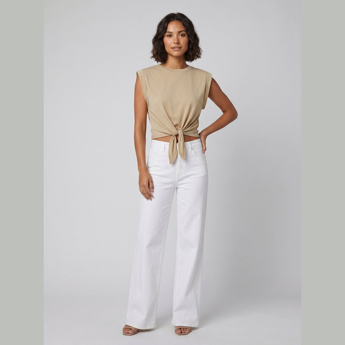 Verona | Knotted Front T-Shirt