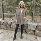 Faye | Women's Mid-Length Double-Breasted Coat