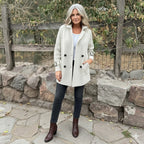 Faye | Women's Mid-Length Double-Breasted Coat